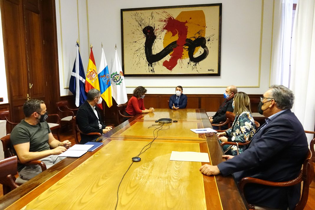 210527 Reunión Federación Insular Lucha Canaria