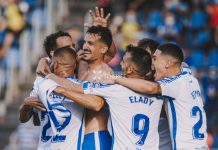 Álex Muñoz y Elady Zorrilla, "felices" por el triunfo ante la Ponferradina