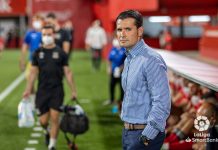 Se aplaza la rueda de prensa del entrenador del Mirandés por un posible positivo por COVID