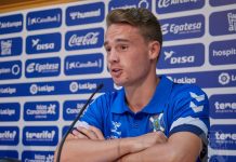 Pablo Larrea: "Estoy ilusionado por haber venido al CD Tenerife"