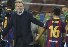 Pedri se despide de Koeman: "Le estaré siempre agradecido"