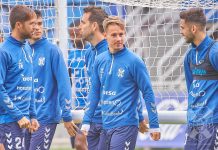 Último entrenamiento en el Heliodoro antes del Almería