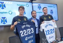 Javi Díaz y José Ángel, presentados con el CD Tenerife