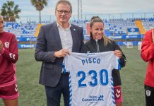 Pisco cumple 230 partidos con el UDG Tenerife Egatesa