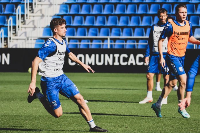kike salas entrenamiento cd tenerife heliodoro