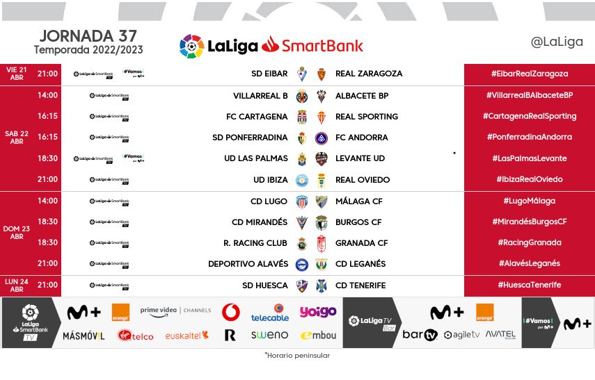 horario huesca tenerife