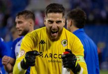 Carlos Abad vive su mejor momento en el Hércules: "Soy muy feliz, el ascenso ha sido una locura"