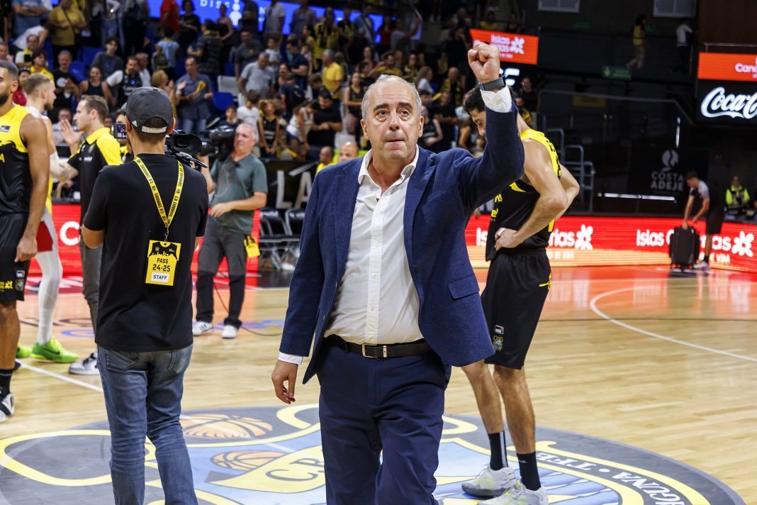 txus vidorreta santiago martin acb cb canarias baskonia celebracion