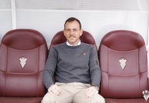 Alberto González: "El Tenerife? Estuvimos en su situación, recuperar 10 puntos es difícil, pero se da"