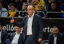 Vidorreta: "Ha sido un partido difícil, han tenido un porcentaje alto de aciertos en la primera mitad"