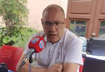 Carlos Díaz: "Traer un derbi canario al estadio de Los Cuartos es algo único"