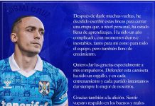 Luismi Cruz se despide del Tenerife